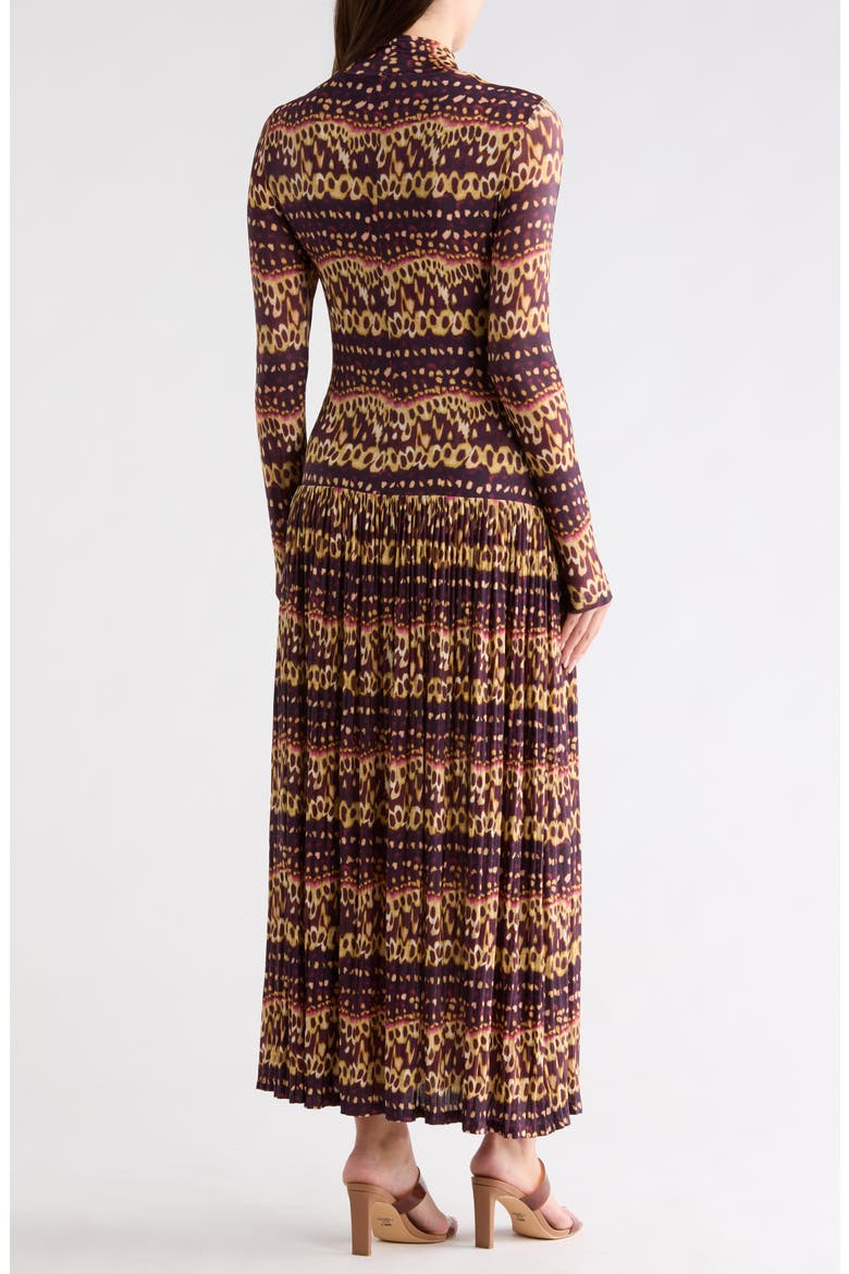 Amaya Floral Long Sleeve Dress, Alternate, color, MONARCH