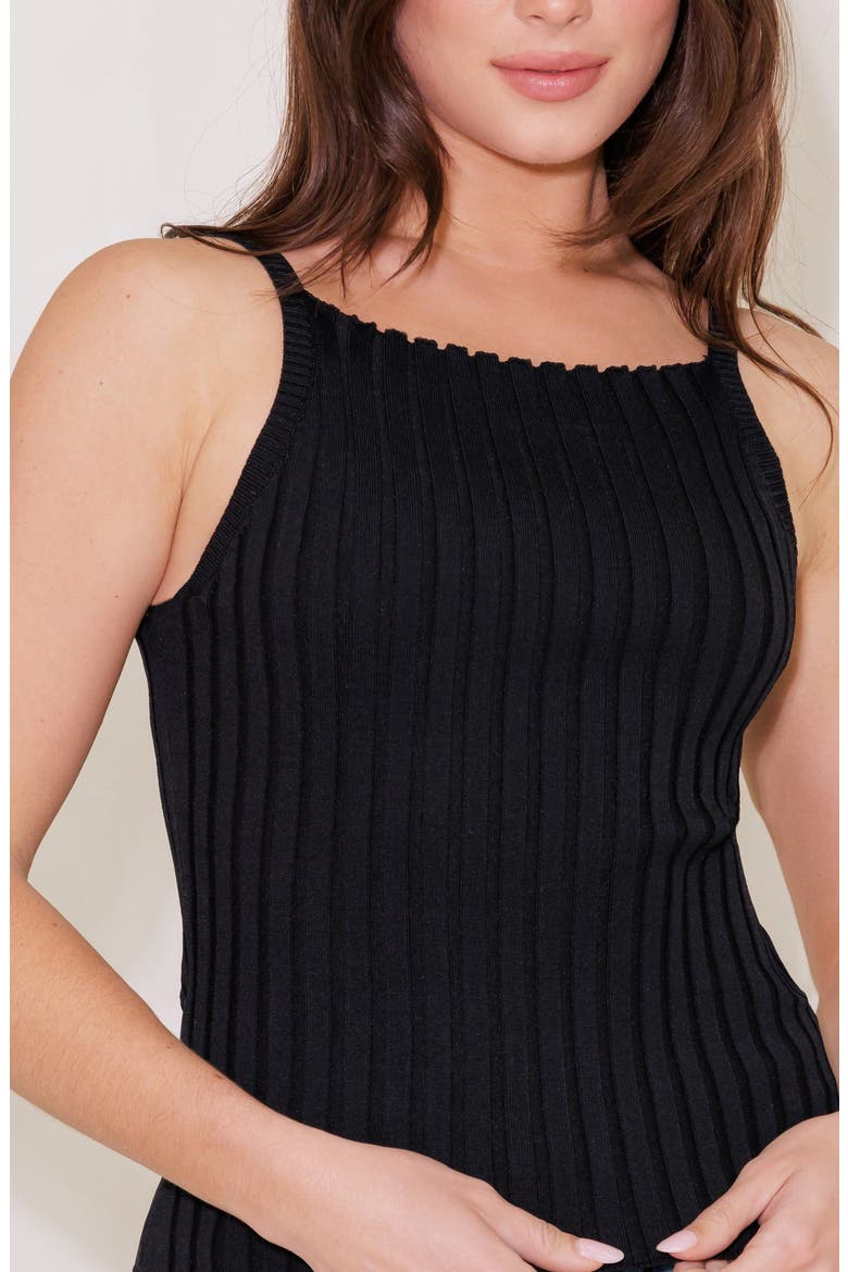 Rib Tank, Alternate, color, BLACK