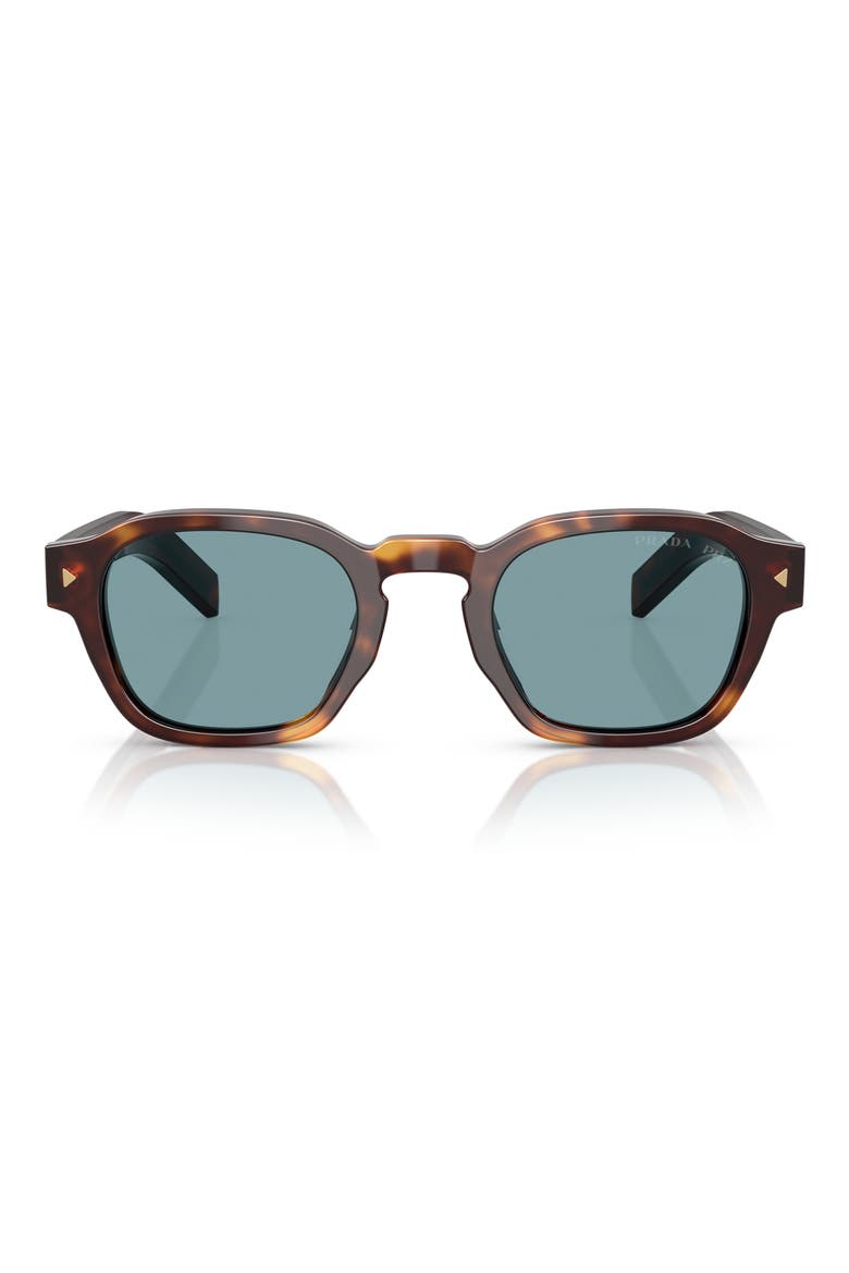 53mm Polarized Phantos Sunglasses, Main, color, GREEN TORTOISE