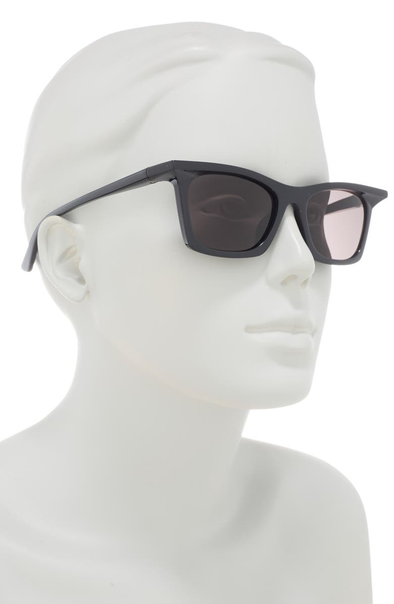 Balenciaga 52mm Square Sunglasses, Alternate, color, 