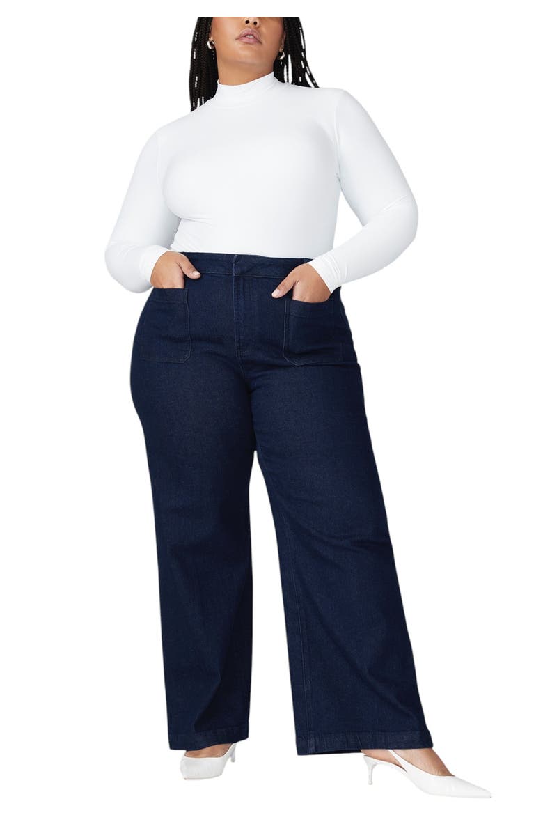 The Trouser Jean, Alternate, color, INDIGO RINSE