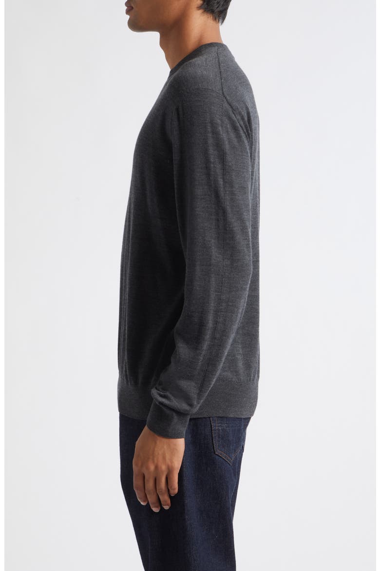 Ultrafine Merino Wool Sweater, Alternate, color, TCQ CHARCOAL GREY