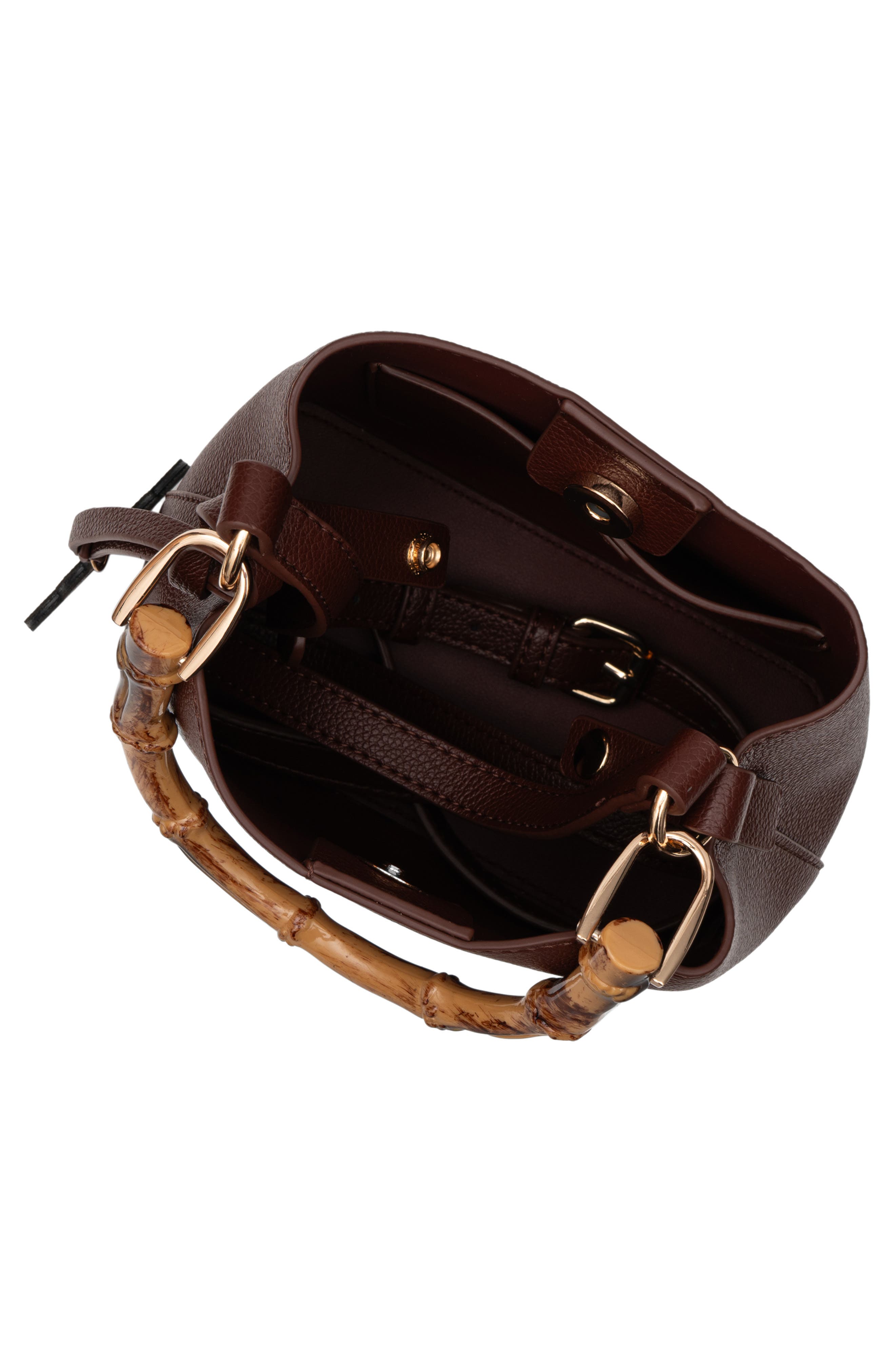 Grace Faux Leather Crossbody Bag, Alternate, color, CHOCOLATE
