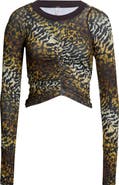Free People FP Movement Tempo Ruched Crop Top