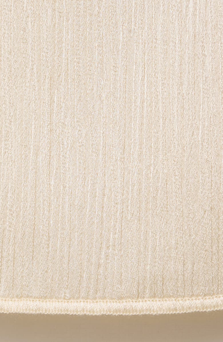 MANGO Plissé Sleeveless Knit Top, Alternate, color, Ecru