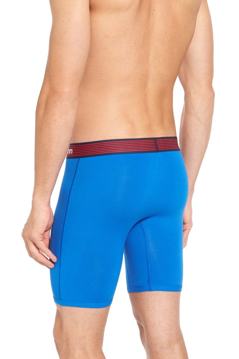 'Cool Cotton' Boxer Briefs, Alternate, color, MIGHTY BLUE