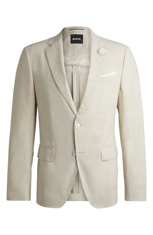 Hugo Boss Boss Hutson Wool Blend Sport Coat In Neutral