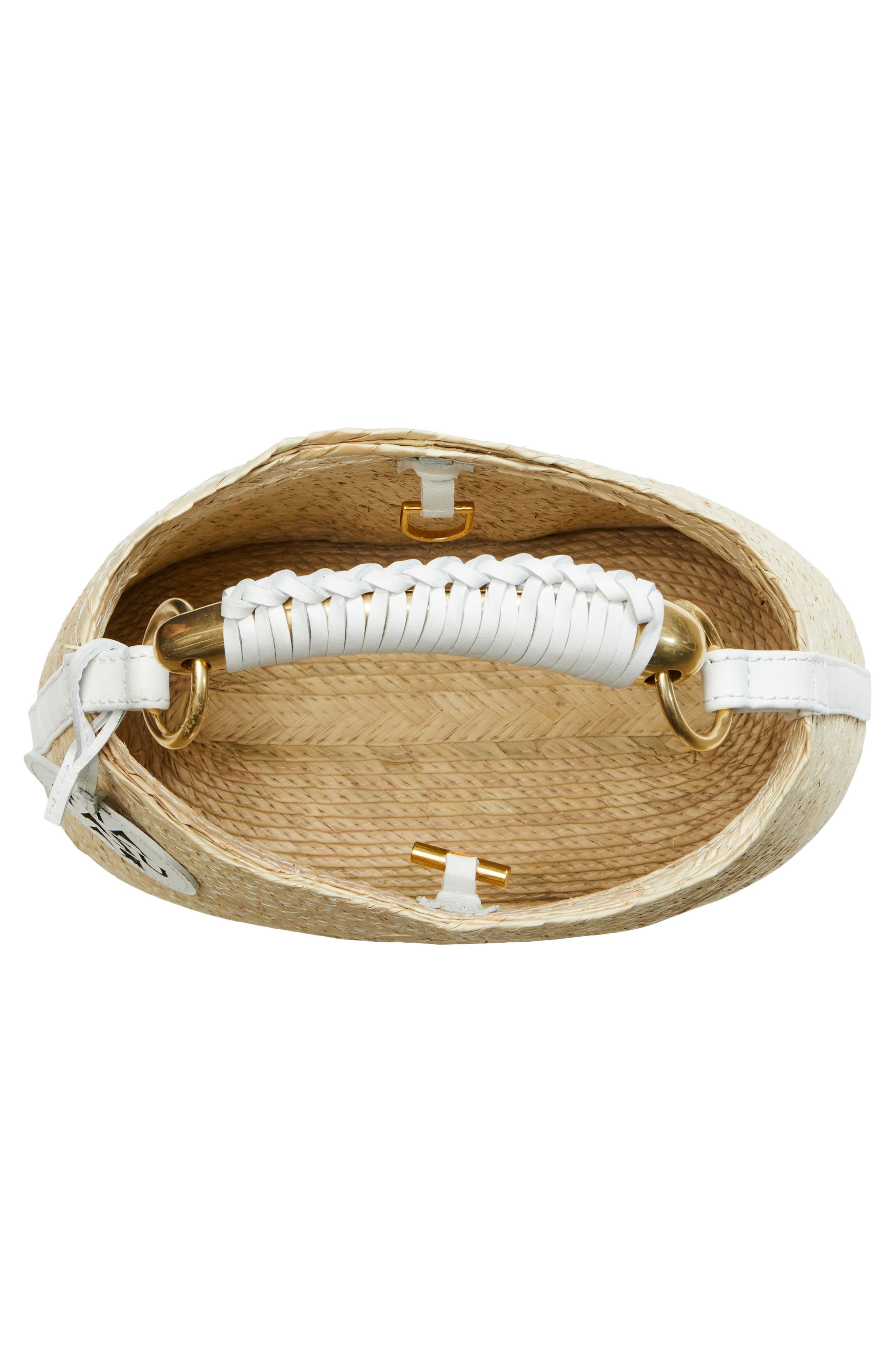 Altuzarra Mini Watermill Straw Handbag, Alternate, color, 