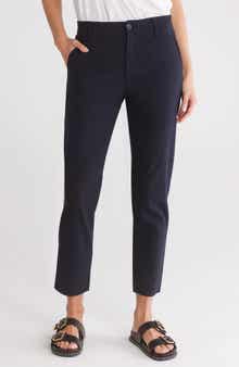 AG Caden High Waist Stretch Crop Slim Straight Leg Pants