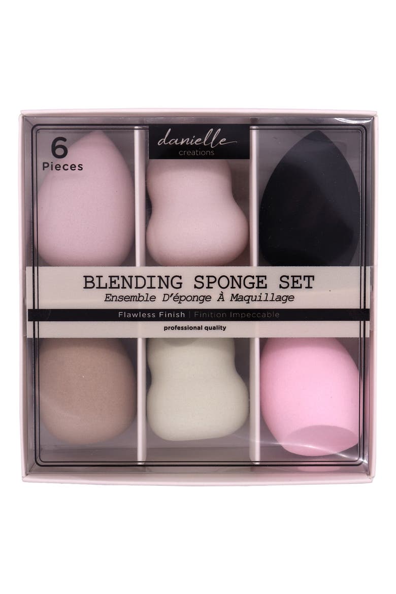 6-Pack Assorted Blending Sponge Set (Nordstrom Exclusive), Main, color, PINK MULTI