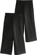 NEXT Kids' 2-Pack Pull-On Wide Leg Pants