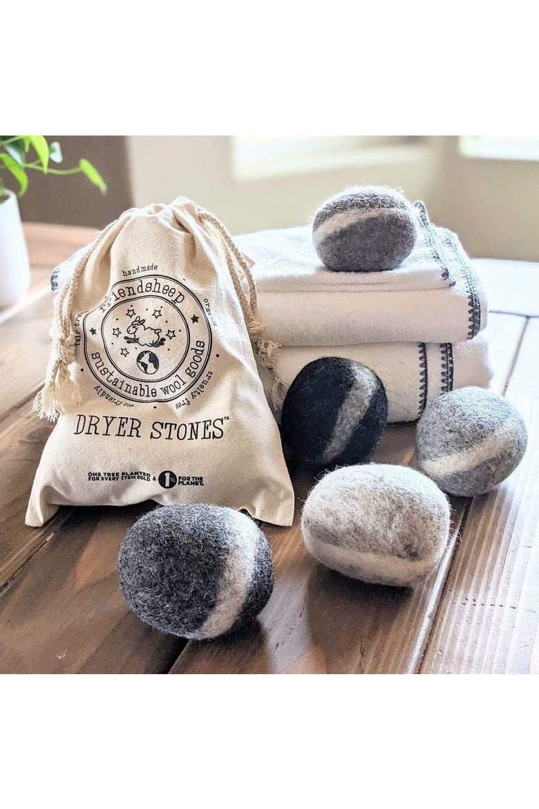 Wool Dryer Balls XL Set of 5, Alternate, color, Dryer Stones