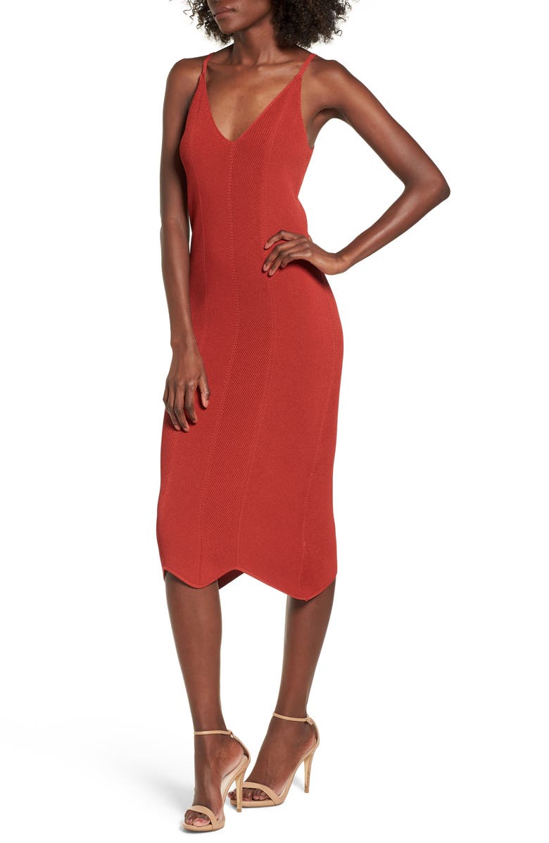 leith knit dress NEW Leith Nordstrom Gray Faux Wrap Sheath Ribbed Sweater Dress