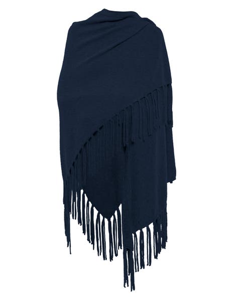 Women's Pure Cashmere Fringe Wrap
