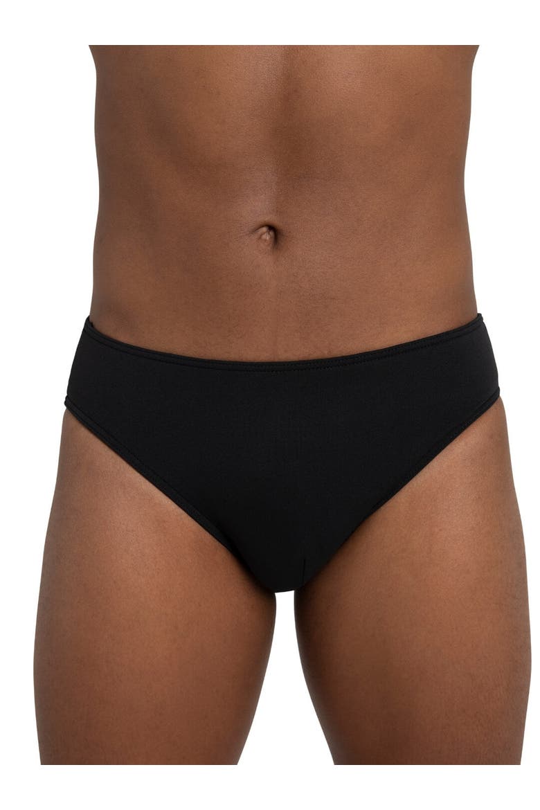 Boy's Full Seat Dance Brief, Main, color, black