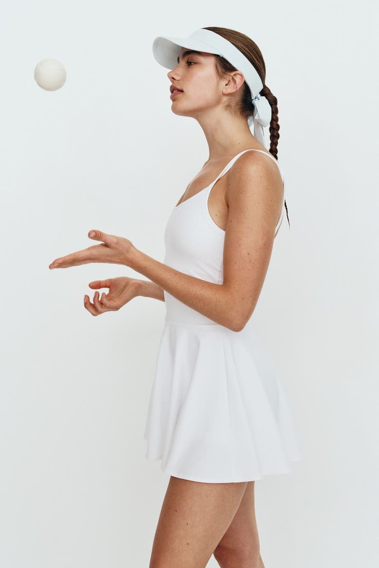 Tennis Dress With Softmove, Alternate, color, White