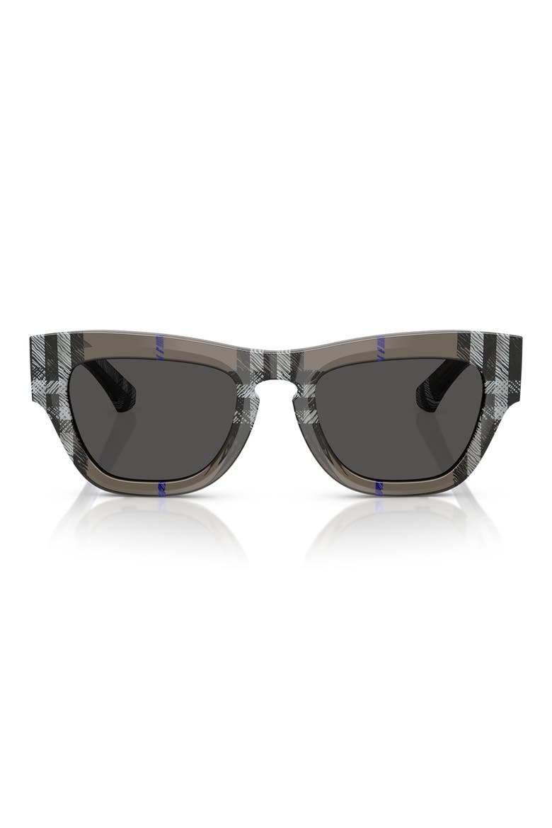 51mm Square Sunglasses, Main, color, DARK GREEN