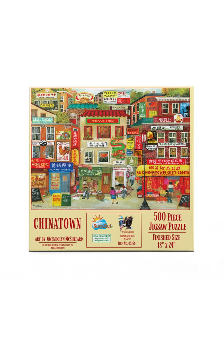 Sunsout Chinatown 500 piece Jigsaw Puzzle for Adults, Alternate, color, Multicolor