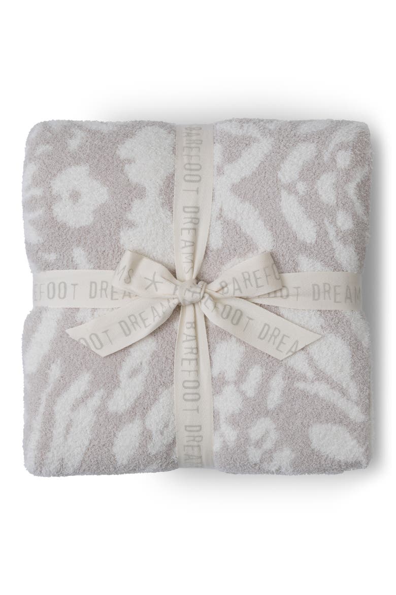 CozyChic® Leopard Throw Blanket, Alternate, color, STONE/ CREAM