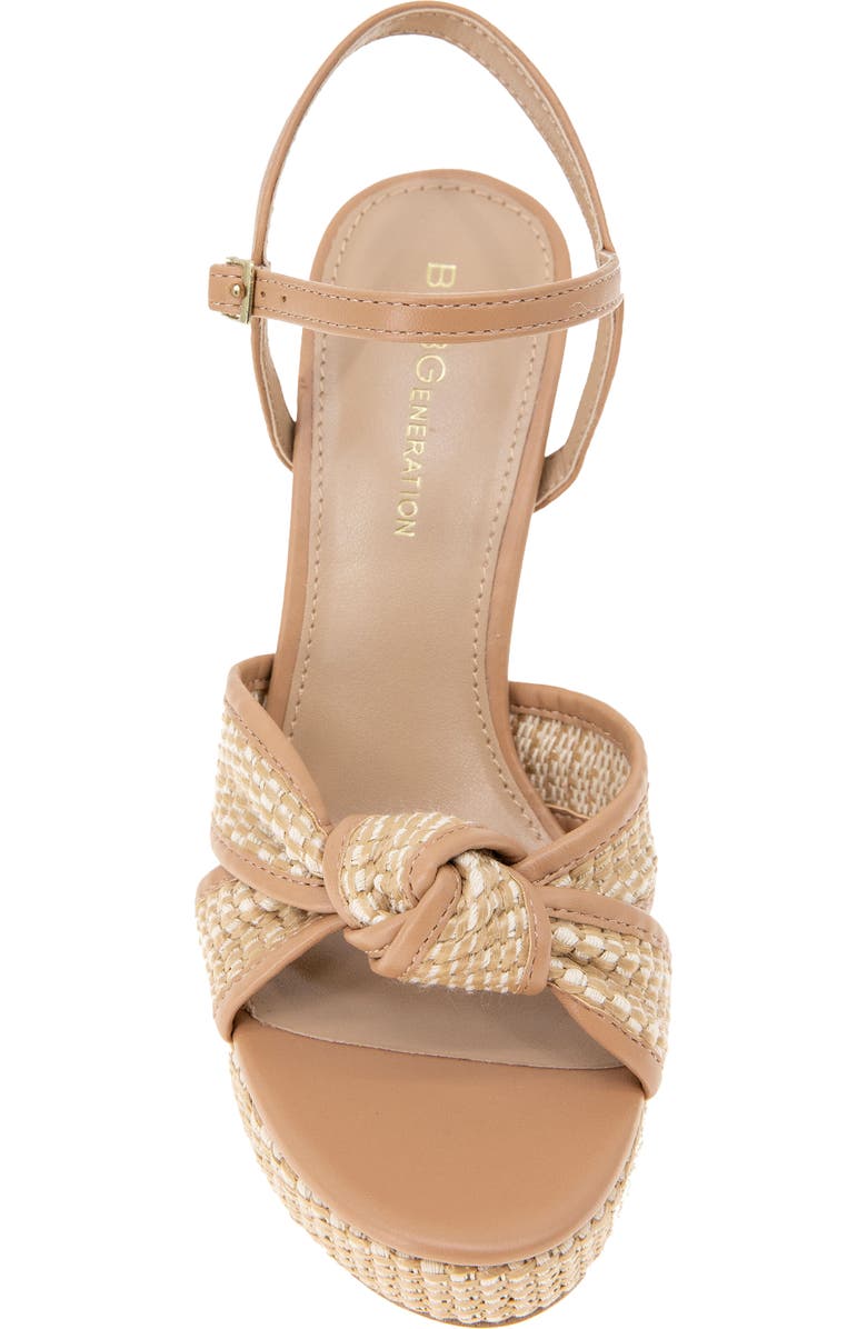 BCBGeneration Orlie Ankle Strap Sandal, Alternate, color, Natural-Tan