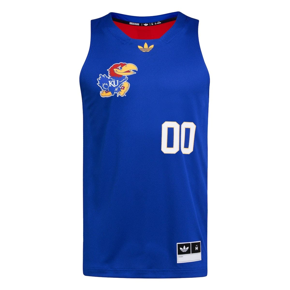 adidas Men's adidas #00 Royal/Red Kansas Jayhawks Black History Month ...