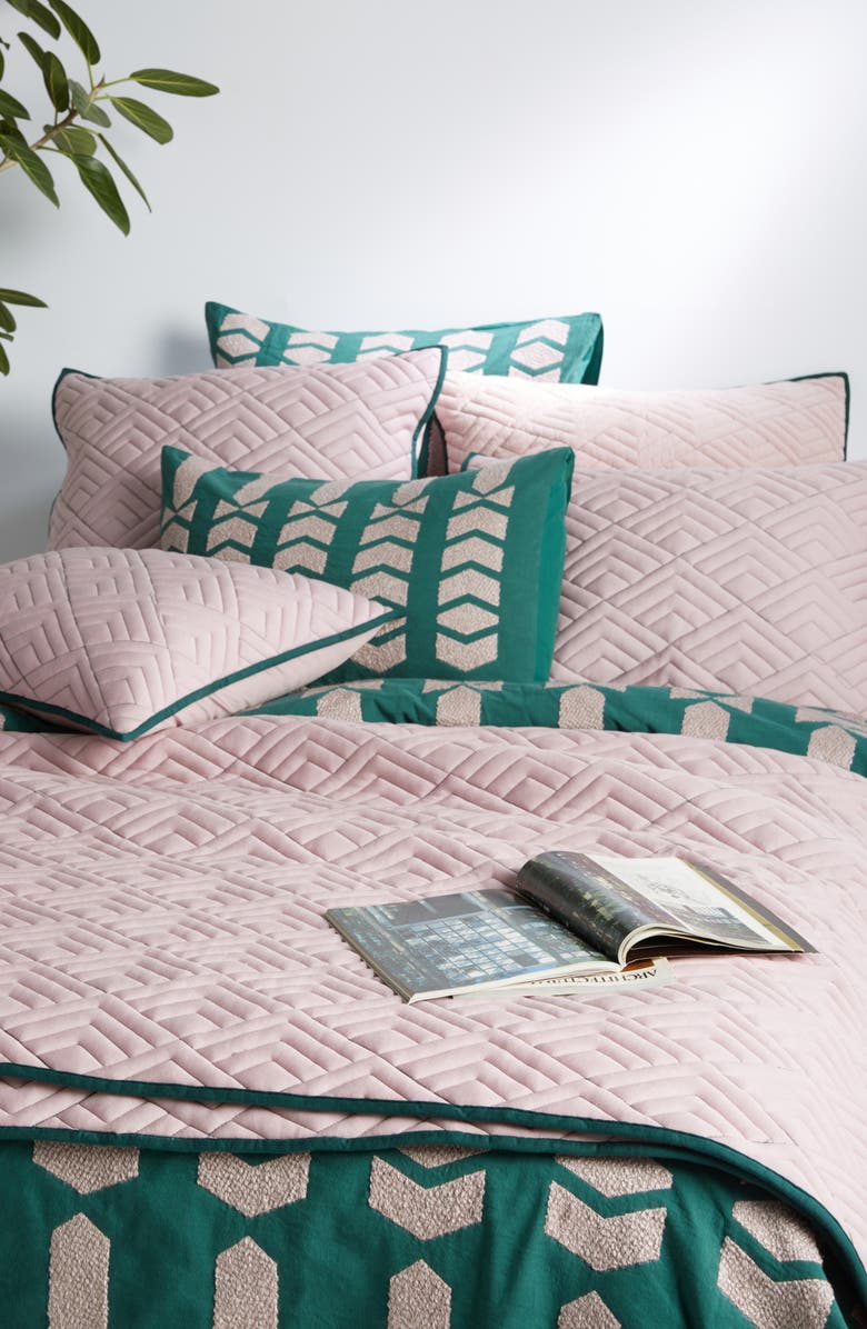 Anthropologie Home Anthropologie Texture Geo Quilt, Alternate, color,