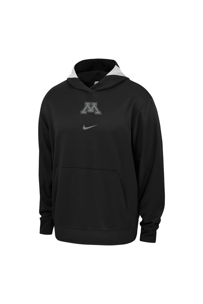 Men's Nike Black Minnesota Golden Gophers Basketball Spotlight Performance Pullover Hoodie, Alternate, color, Black