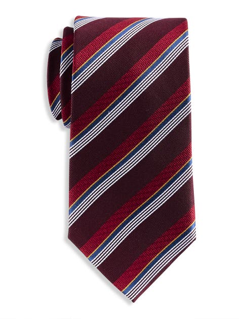Big 
Tall Striped Silk Tie