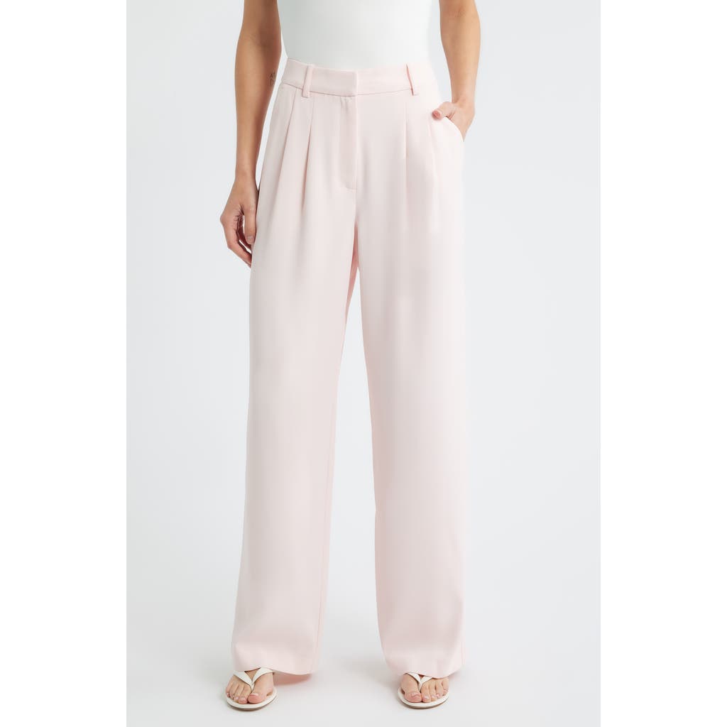 French Connection Harrie Wide Leg Suiting Pants In Pink