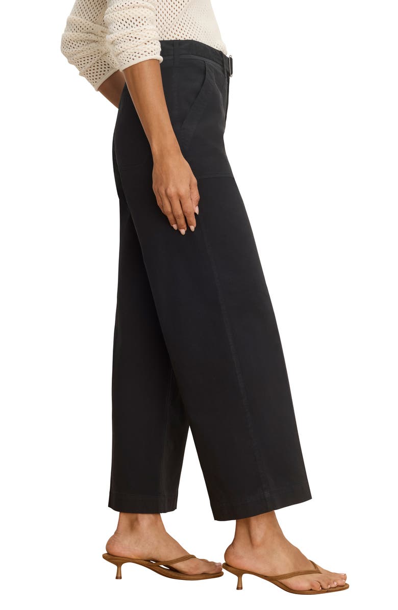 NIC+ZOE Highland Soft Stretch Wide Leg Pants, Alternate, color, Black Onyx