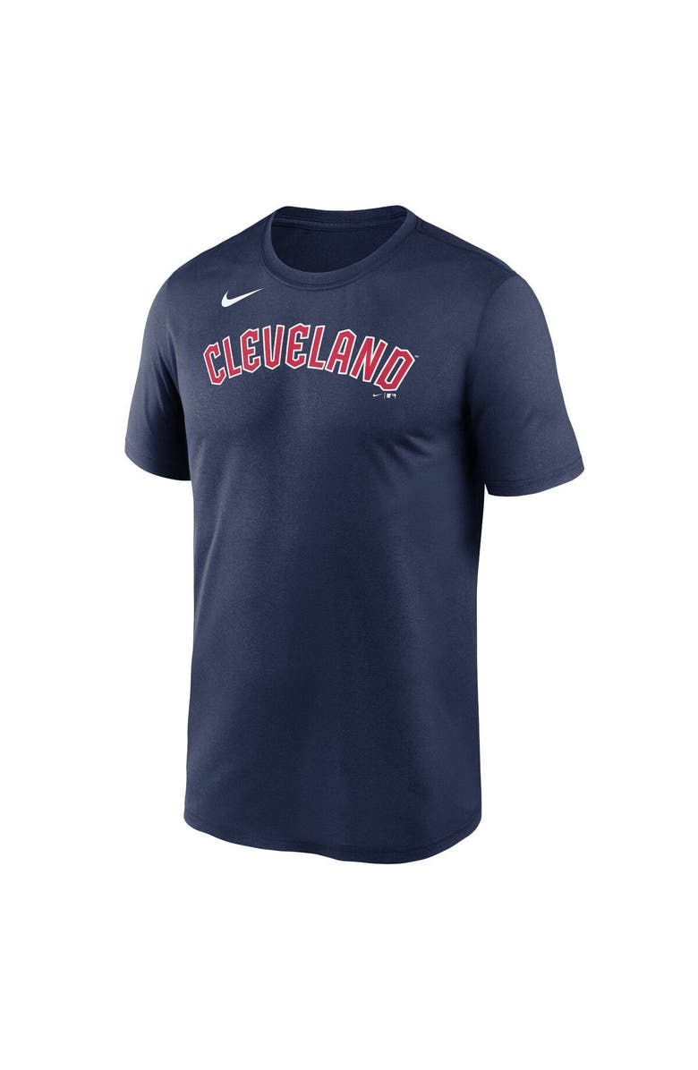 Nike Men's Nike Navy Cleveland Guardians New Legend Wordmark T-Shirt, Alternate, color, 
