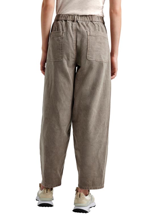 Splendid Carson Barrel Leg Pants In Brown