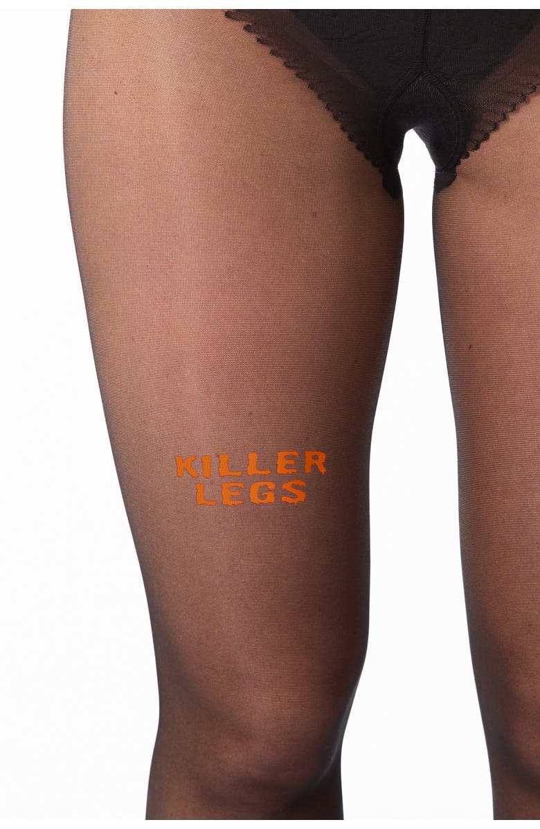 SKYTIGHTS Halloween Statement Tights, Main, color, Black