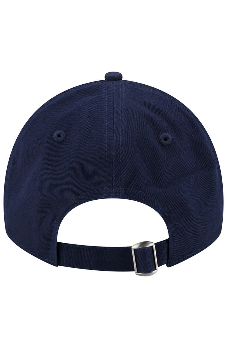 New Era Men's New Era  Navy New England Patriots Distinct 9TWENTY Adjustable Hat, Alternate, color, 