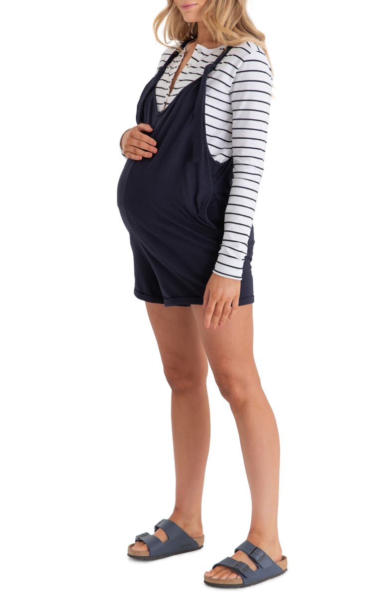 LEGOE. Chalet Maternity Romper, Alternate, color, 