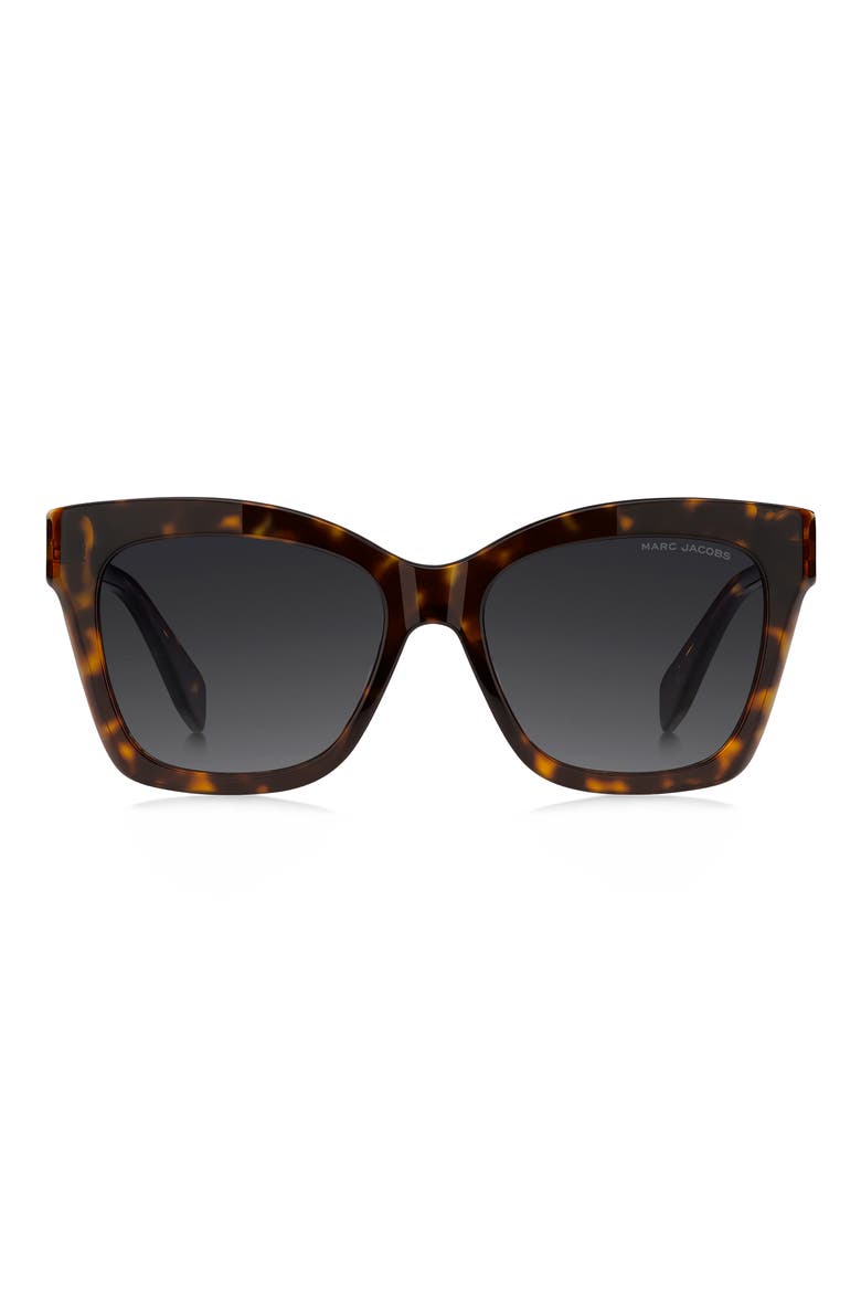 54mm Cat Eye Sunglasses, Main, color, HAVANA/ DARK GREY