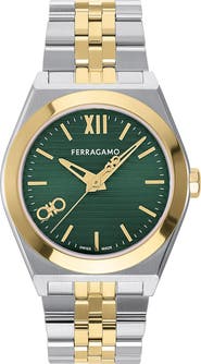 FERRAGAMO Vega Bracelet Watch, 40mm