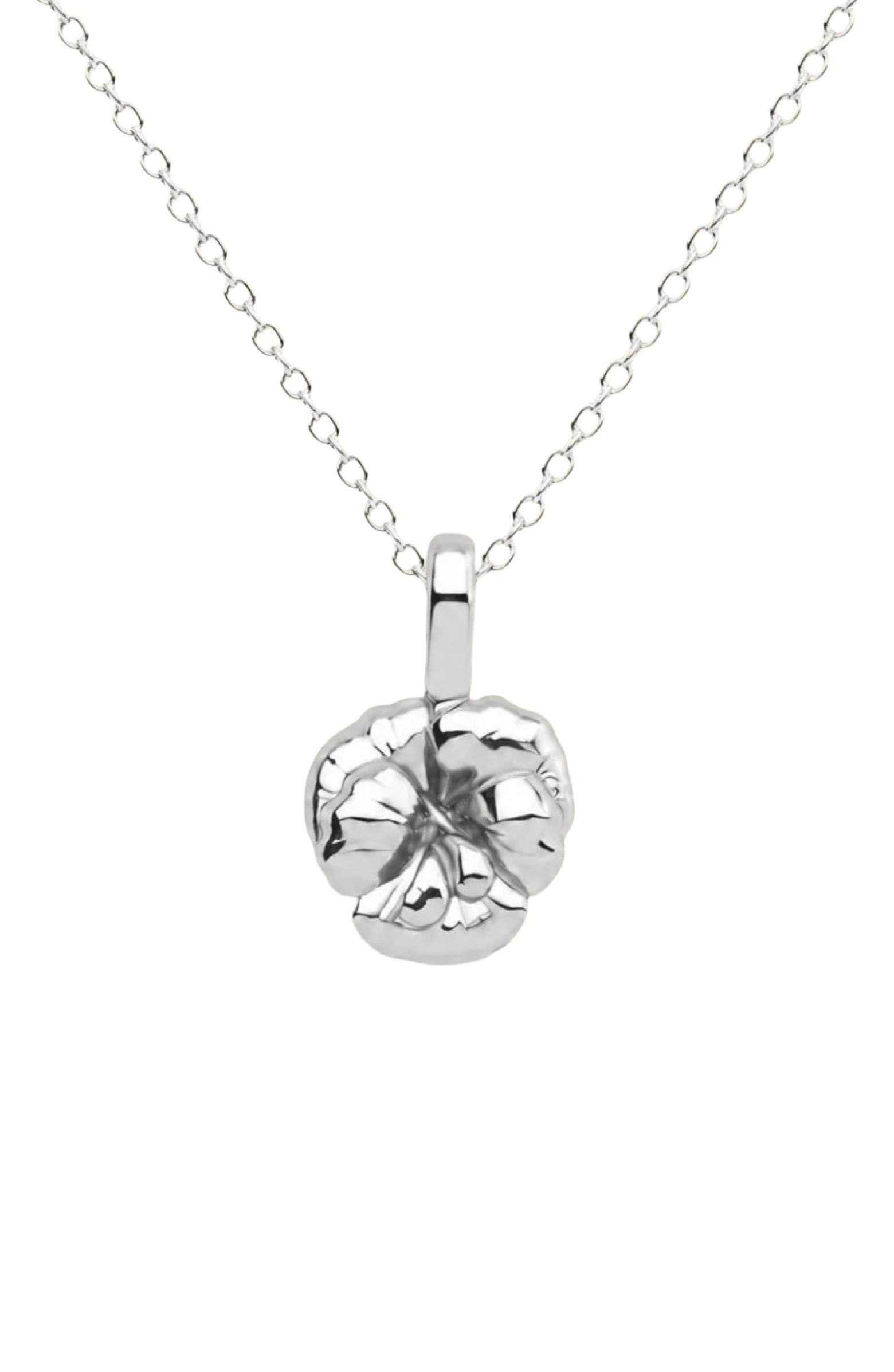 MADE BY MARY Birth Flower Charm Necklace (Women) | Nordstrom