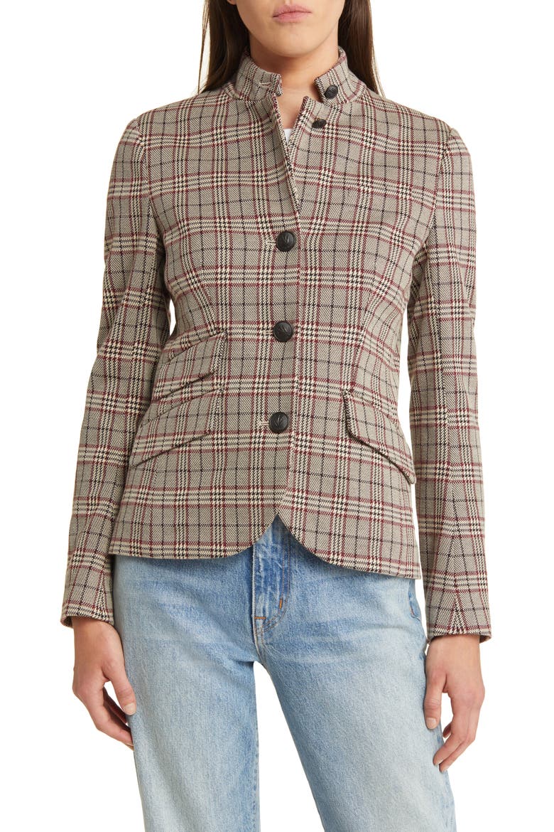 Slade Plaid Blazer, Alternate, color, GREYPLAID