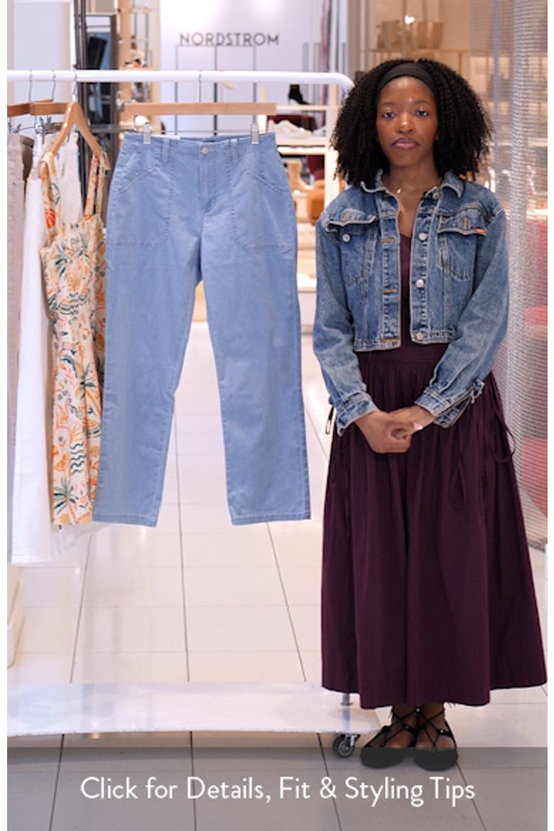 Retreat Mid Rise Crop Straight Leg Utility Pants video