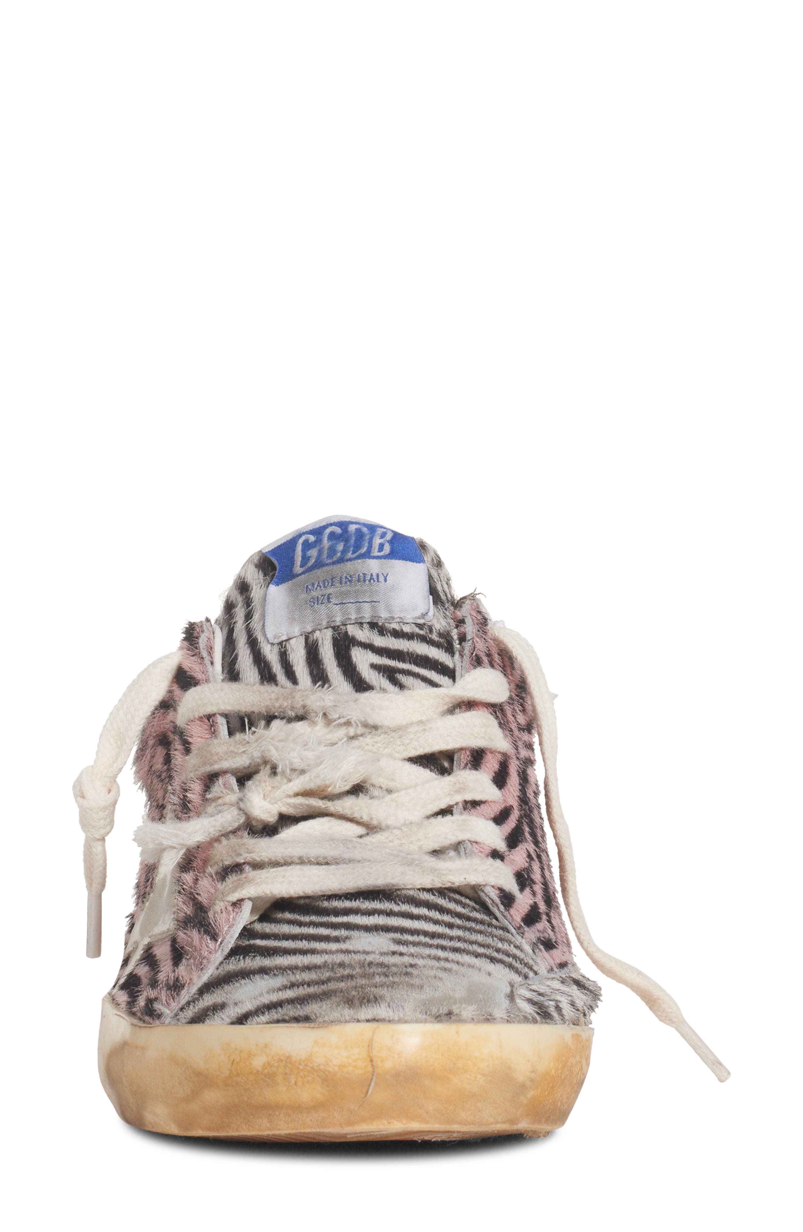 Golden Goose Super-Star Genuine Calf Hair Sneaker, Alternate, color, 