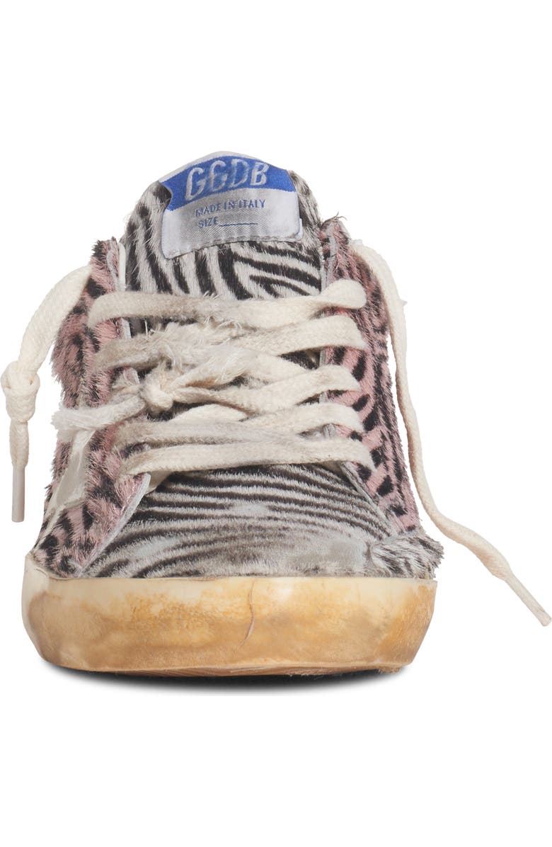 Golden Goose Super-Star Genuine Calf Hair Sneaker, Alternate, color,