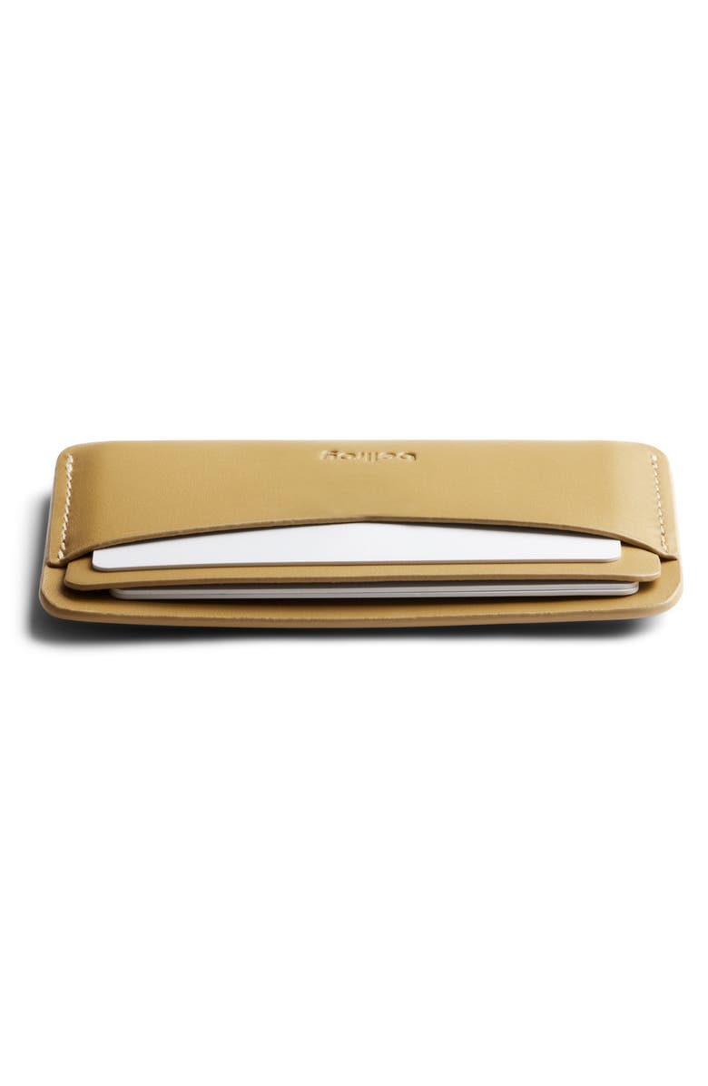 Bellroy Leather RFID Card Case, Alternate, color, Mustard