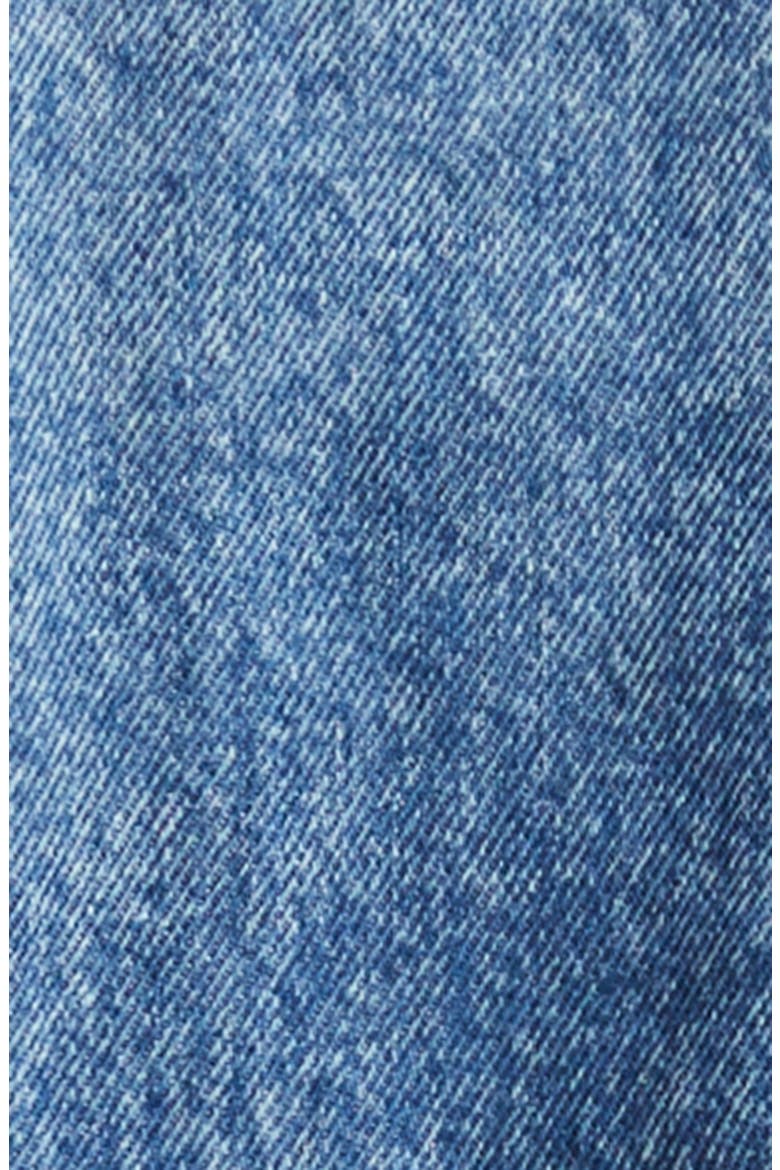 Zahara Peplum Denim Jacket, Alternate, color, TIME WARP