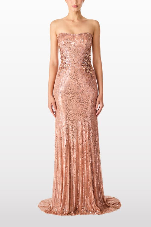Jenny Packham Topaz Dress In Brown