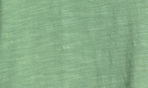 Treasure & Bond Kids' Core Slub Cotton Pocket T-shirt In Green