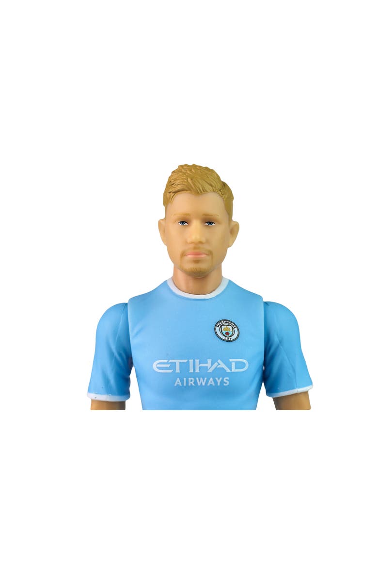 SOCKERS Manchester City F.C. Kevin De Bruyne 8" Collectible Soccer Action Figure, Alternate, color, Blue