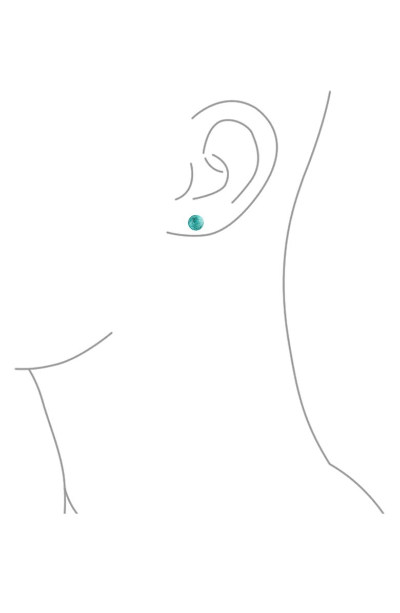 BLING JEWELRY Set of 3 Assorted Stone Stud Earrings, Alternate, color, Multi-Color