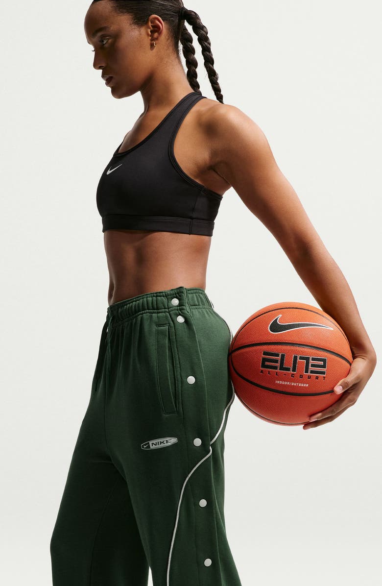 Nike Fleece Tearaway Pants, Alternate, color, Fir/ Light Silver