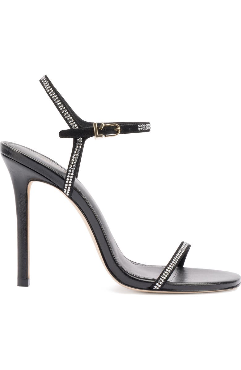 Larroudé Metallic Stiletto Sandal, Alternate, color,